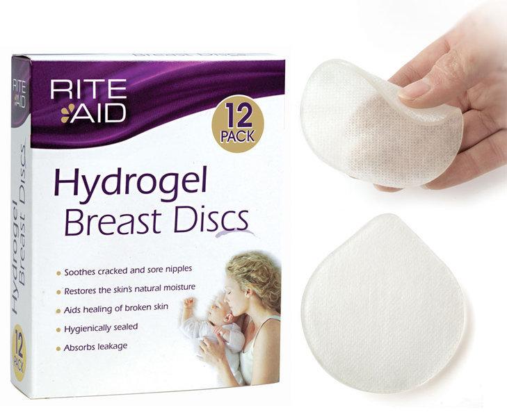 Rite Aid Hydrogel Breast Discs 12 Pack Breastfeeding Relief Pain Nursing  Pads